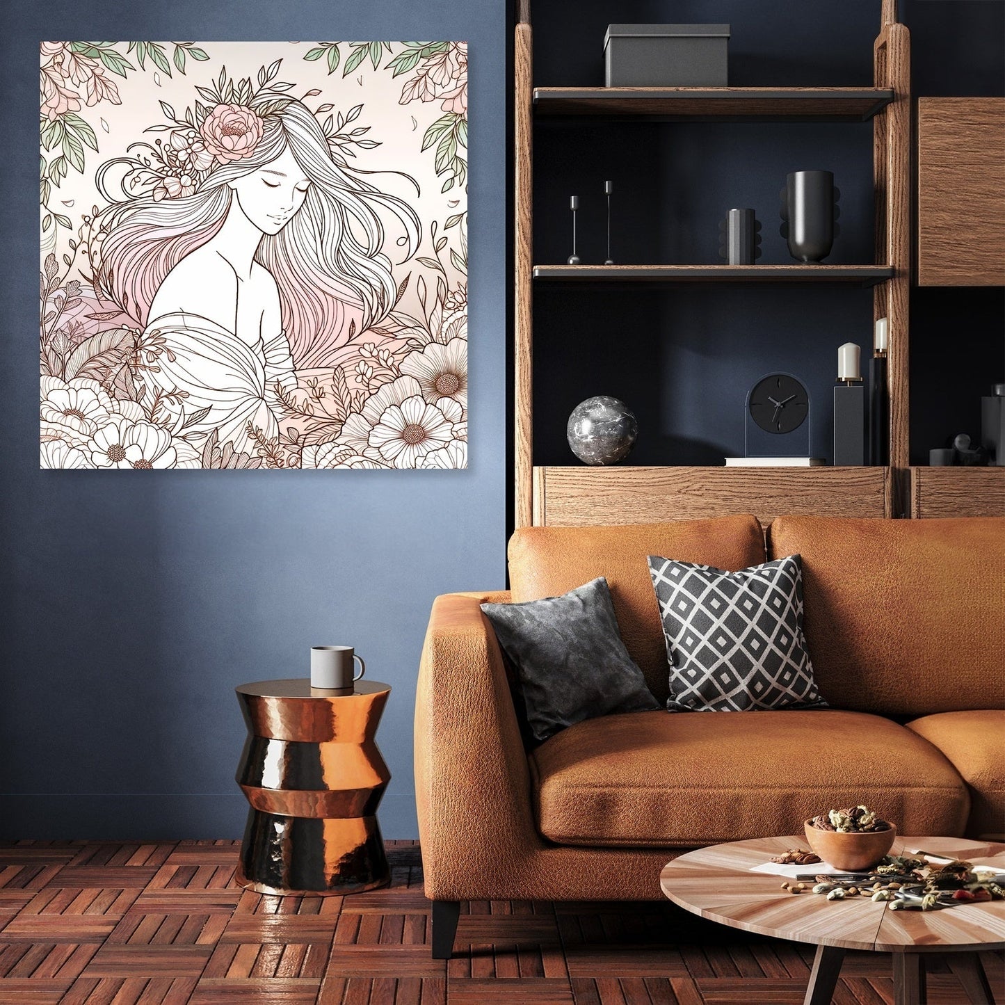 Floral Serenity Canvas