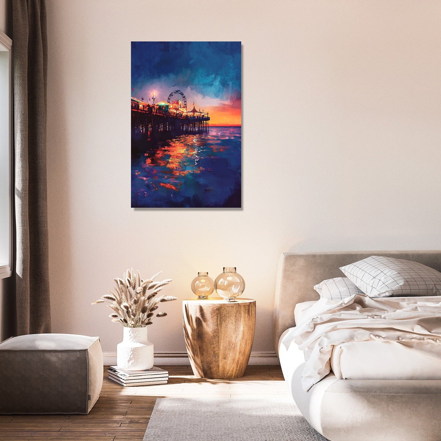 Brighton Pier Twilight Canvas
