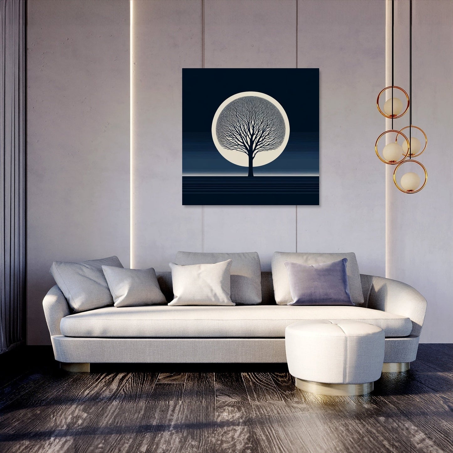 Elegance in the Shadows Canvas
