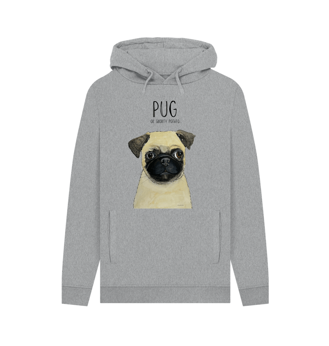 Pug or Snorty Potato? Men's Hoodie – Cozy, Funny, & Pug-tastic!