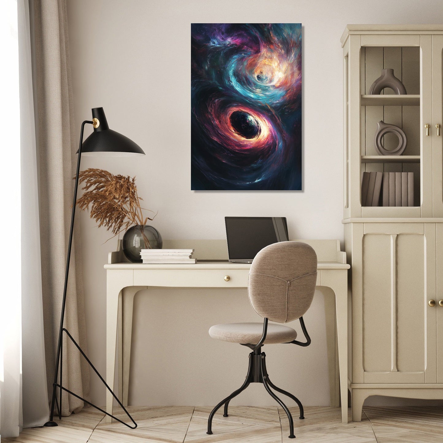 Cosmic Vortex Canvas