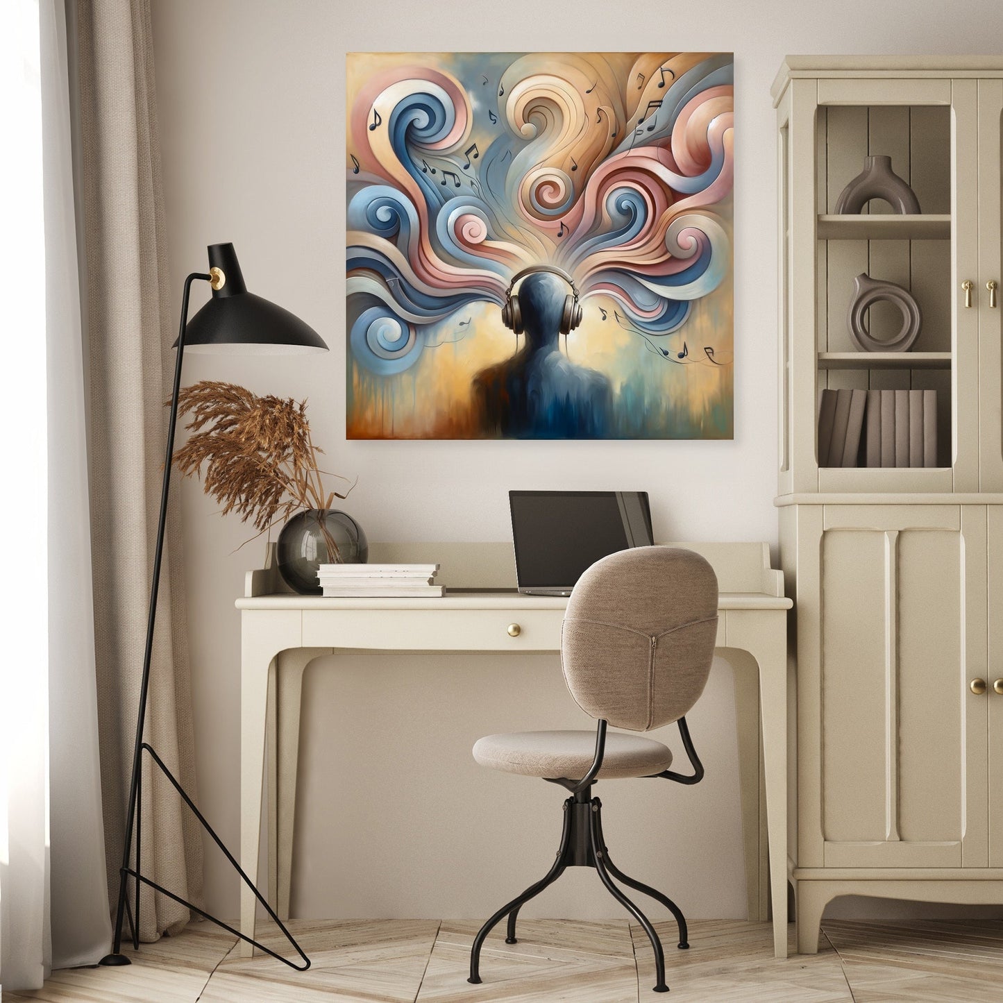 Sonic Serenity Canvas