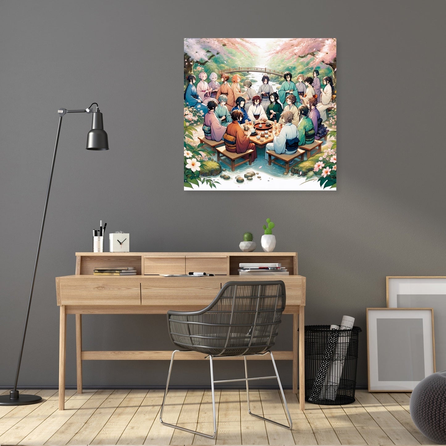 Sakura Garden Tea Party Canvas