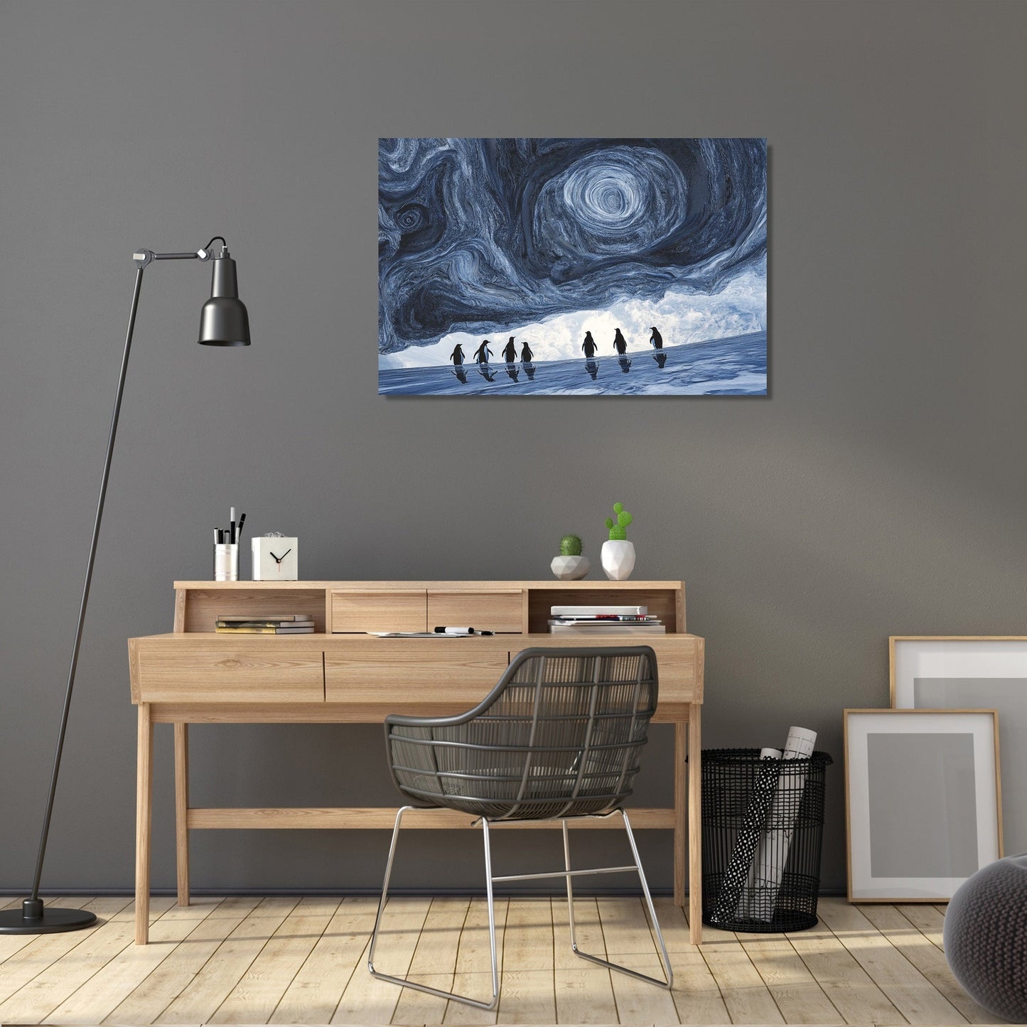 Penguins' Atlantis Canvas