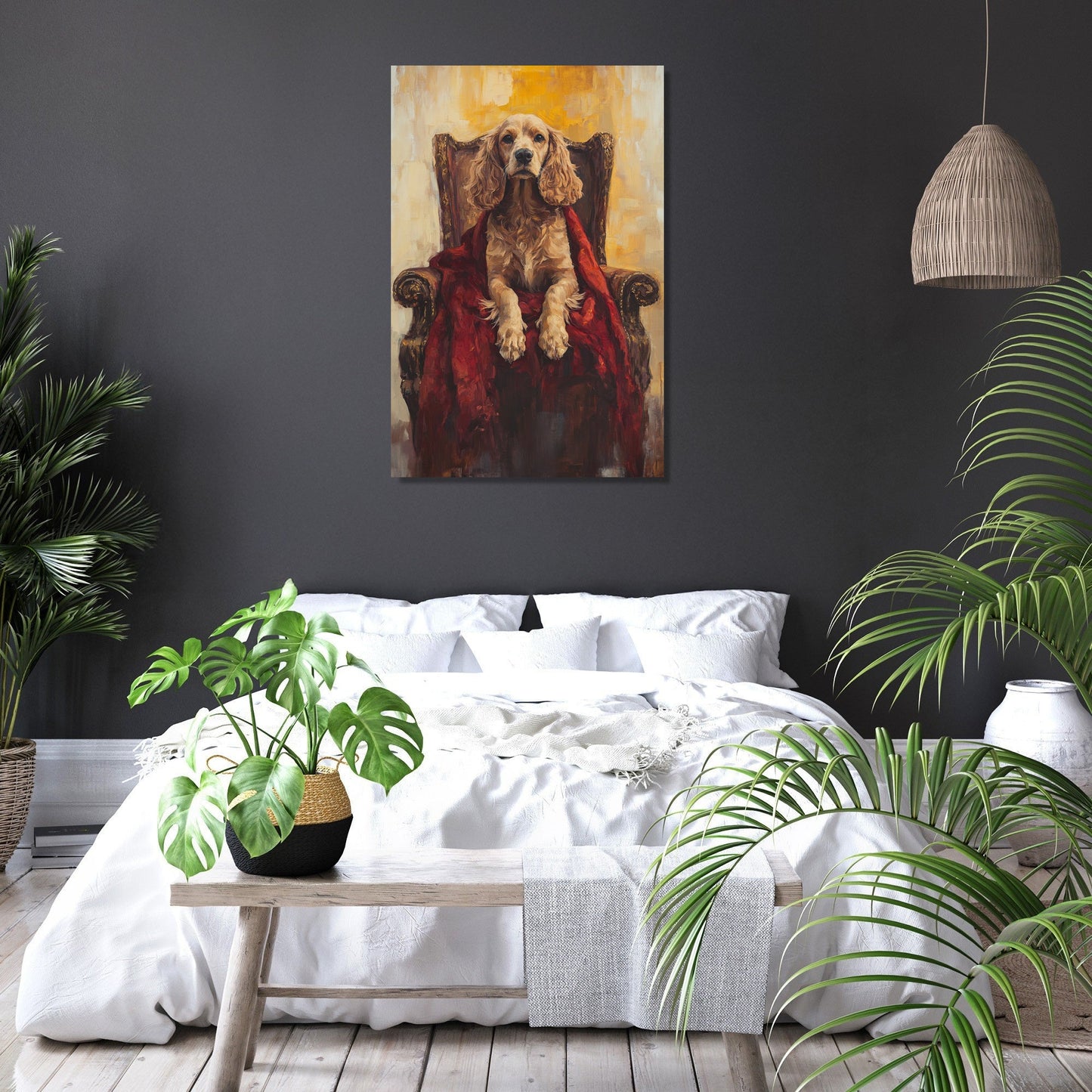 Noble Cocker Spaniel Canvas