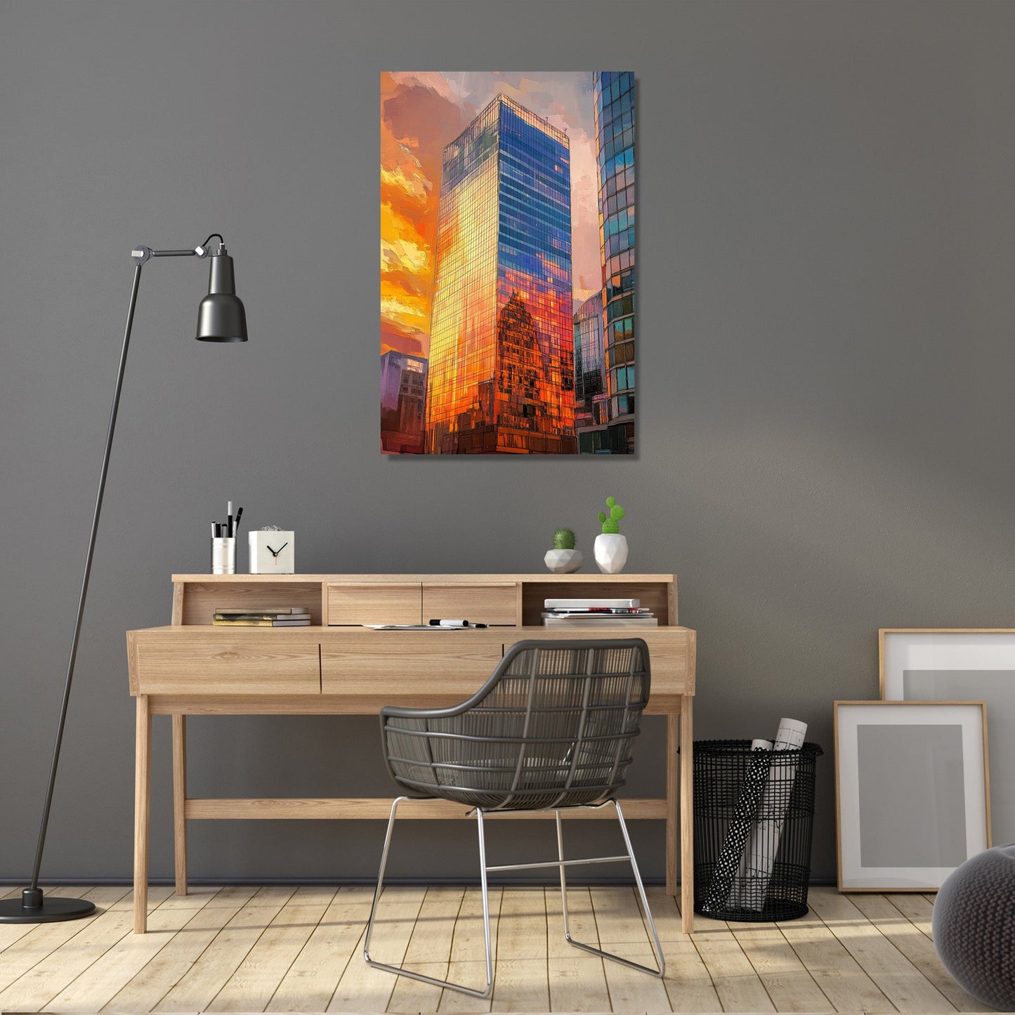 Canary Wharf Tower Canvas