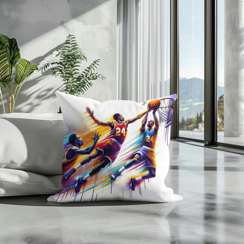 Courtside Clash Cotton Cushion