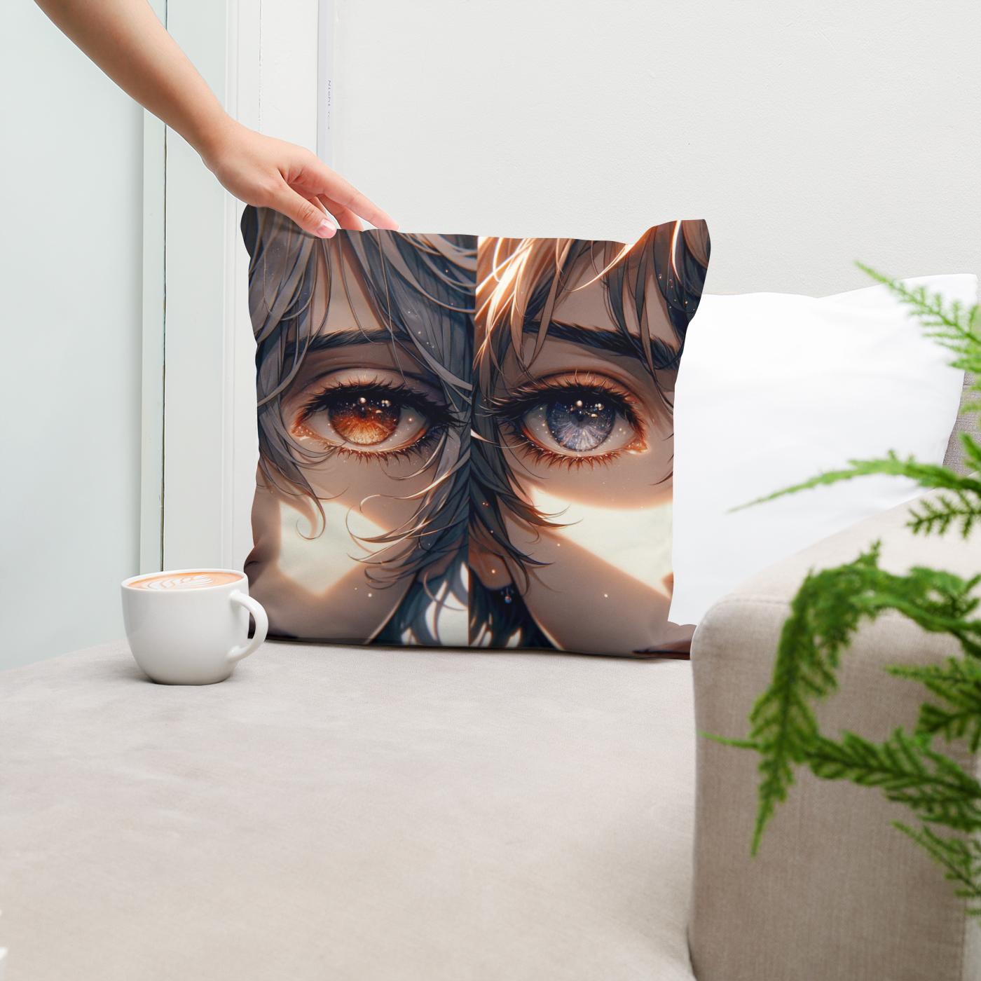Eyes of Emotion Cotton Cushion