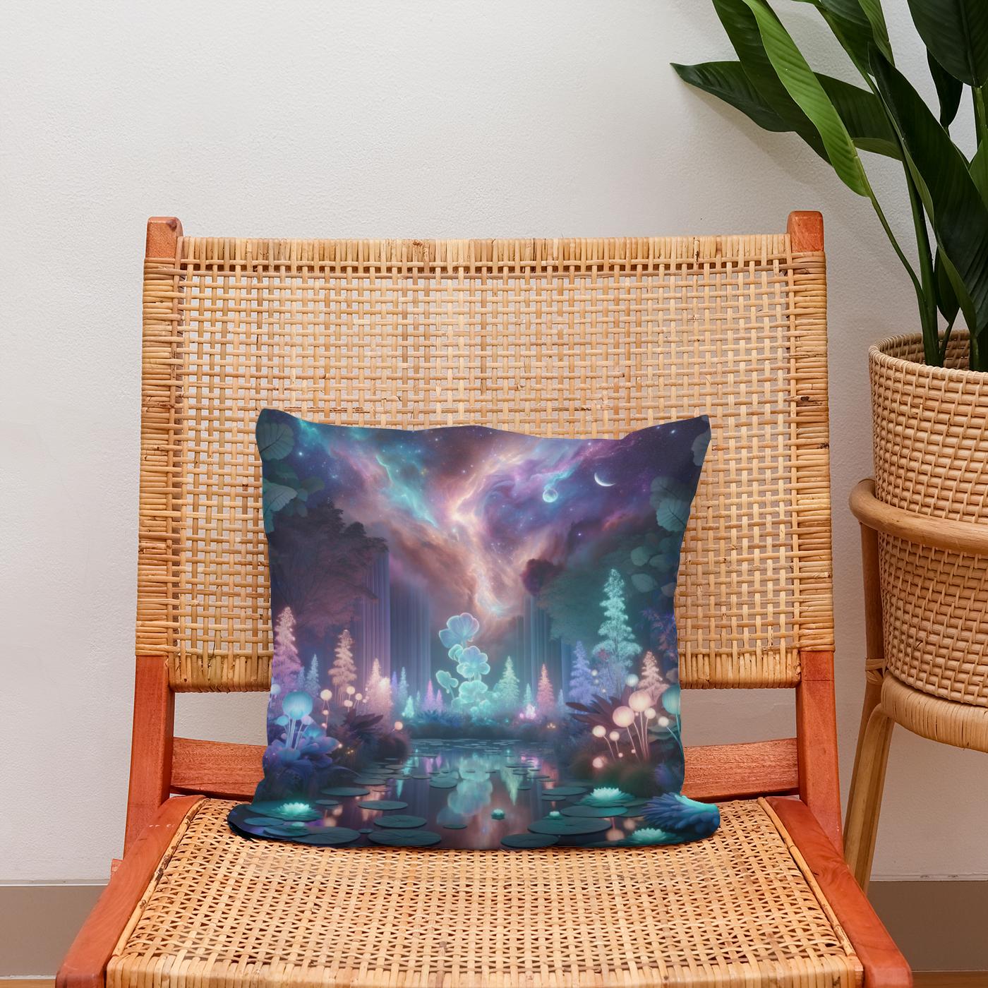 Ethereal Glow Cotton Cushion