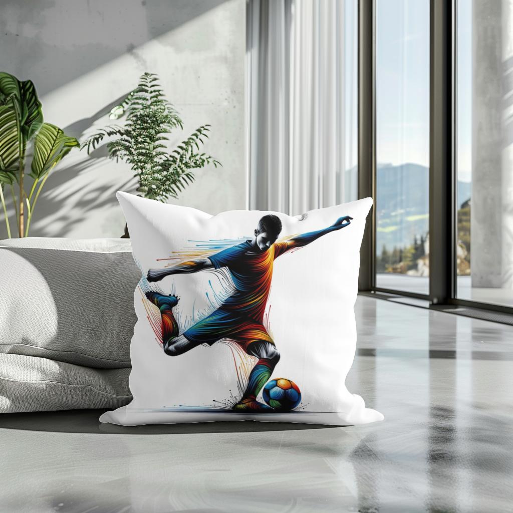 Dynamic Football Cotton Cushion