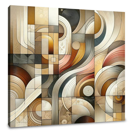 Embrace of Hearth Hues Canvas