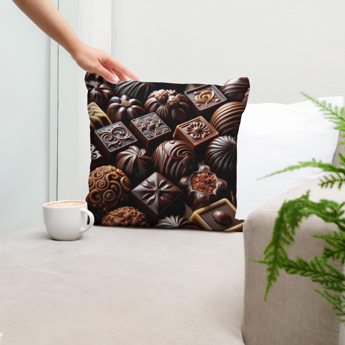 Chocolatier's Dream Cotton Cushion