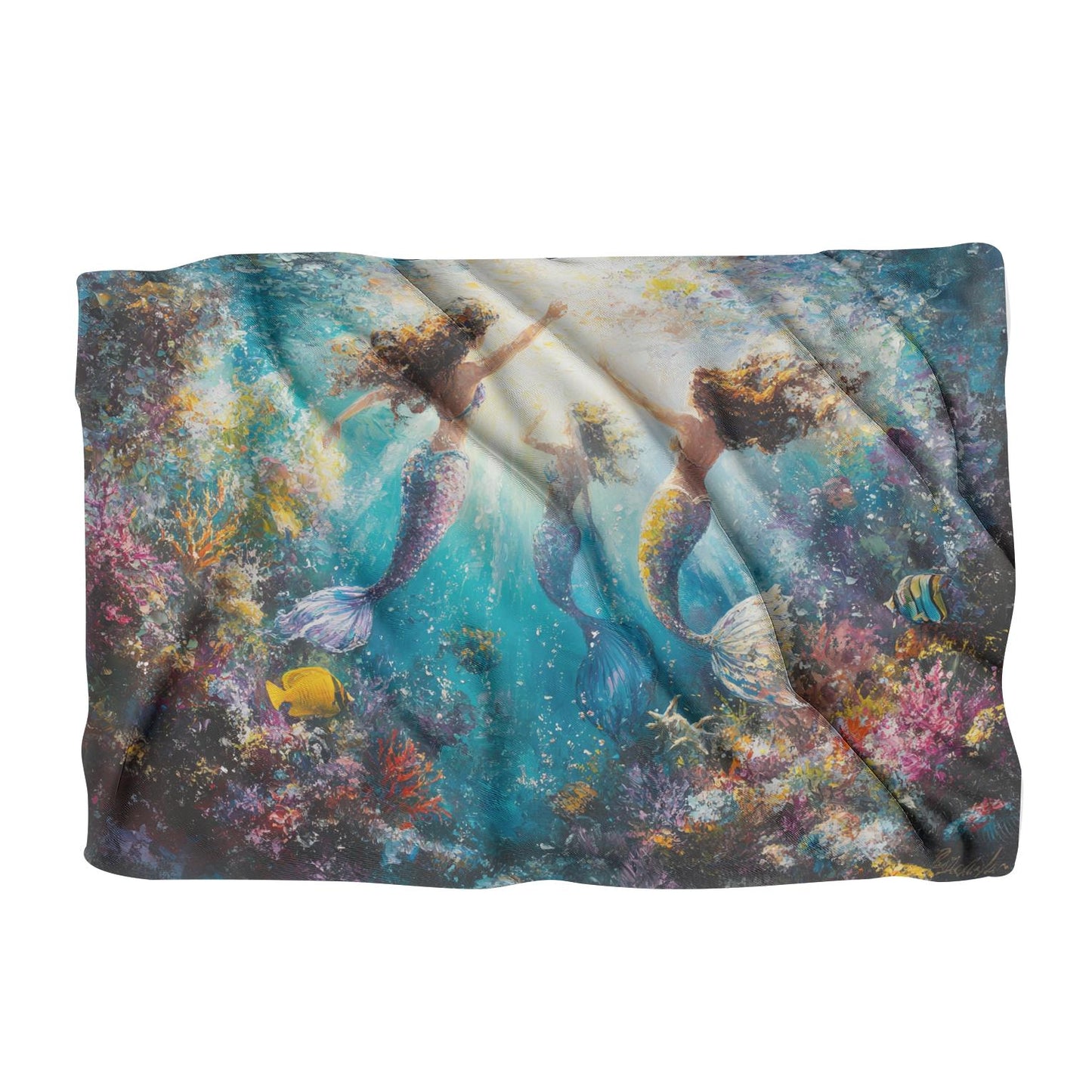 Joyful Mermaid Kingdom Blanket