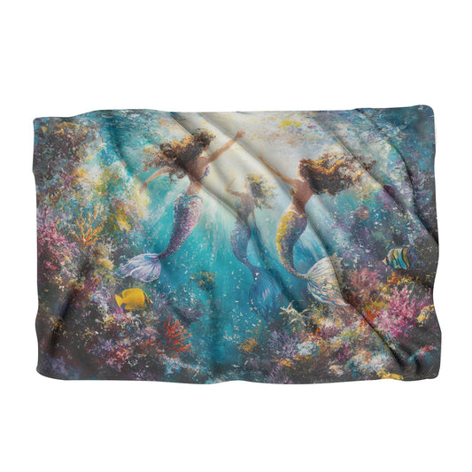 Joyful Mermaid Kingdom Blanket