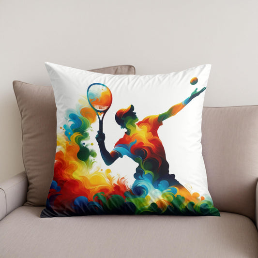 Serve and Swirl Cotton Cushion