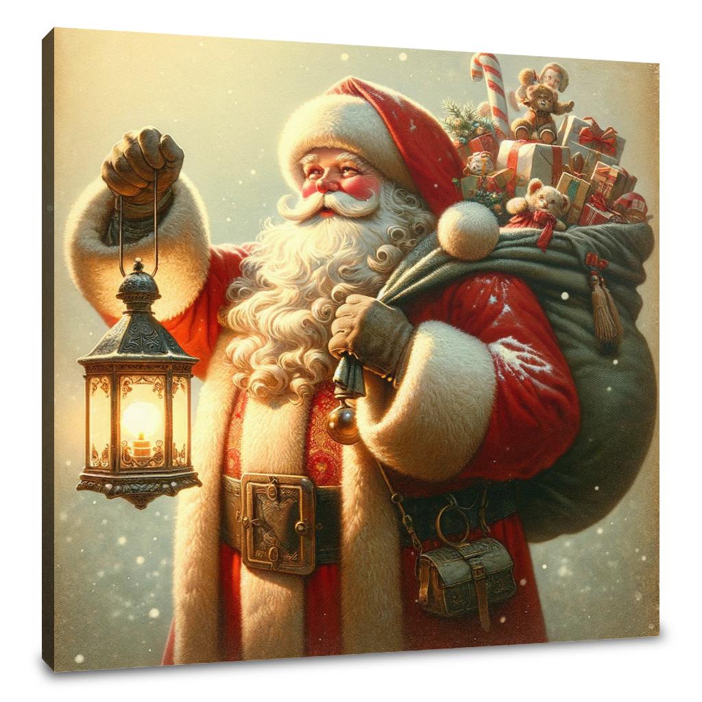 Vintage Holiday Cheer Canvas