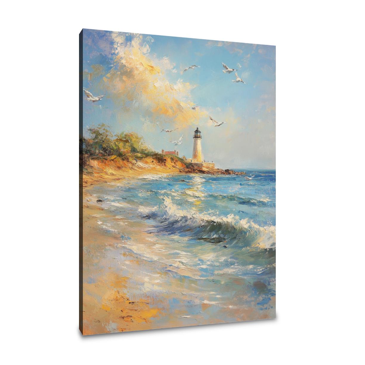 Tranquil Seaside Memories Canvas
