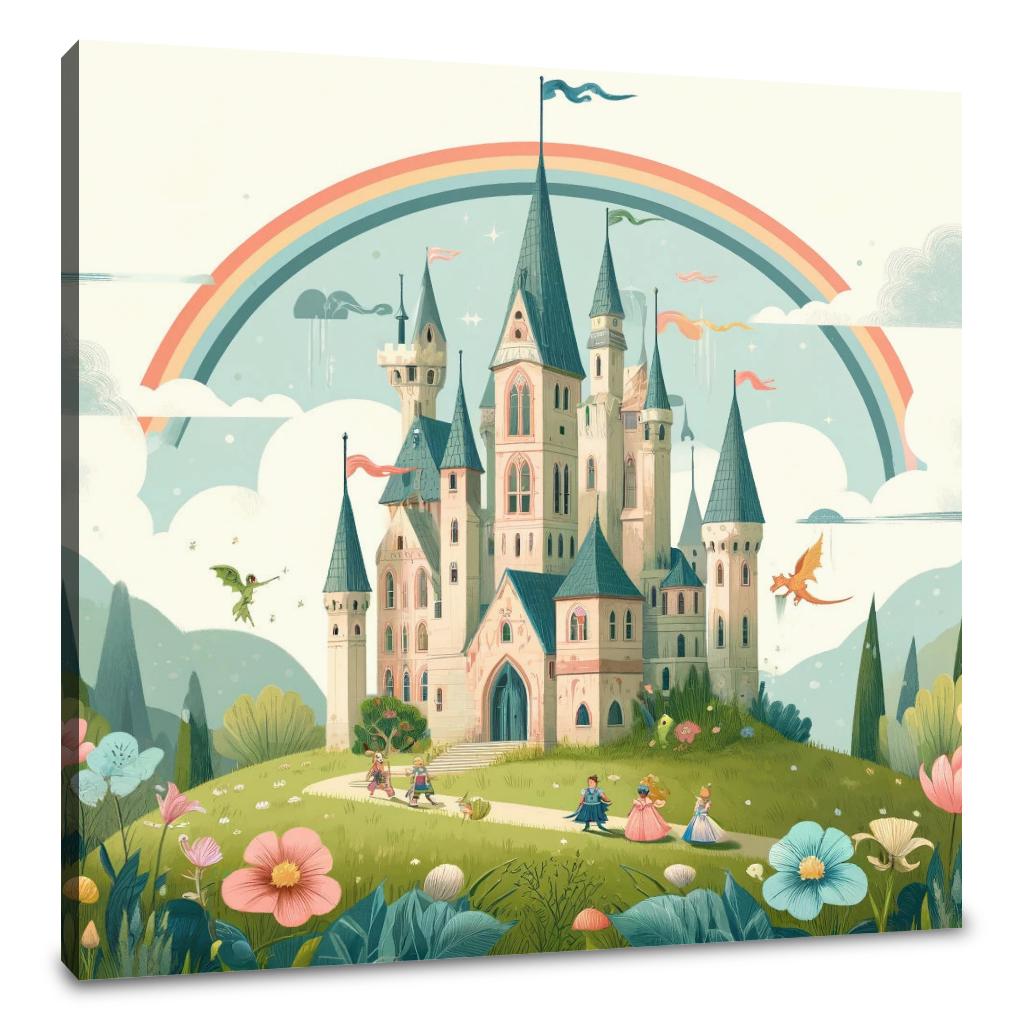Fairy Tale Castle Canvas