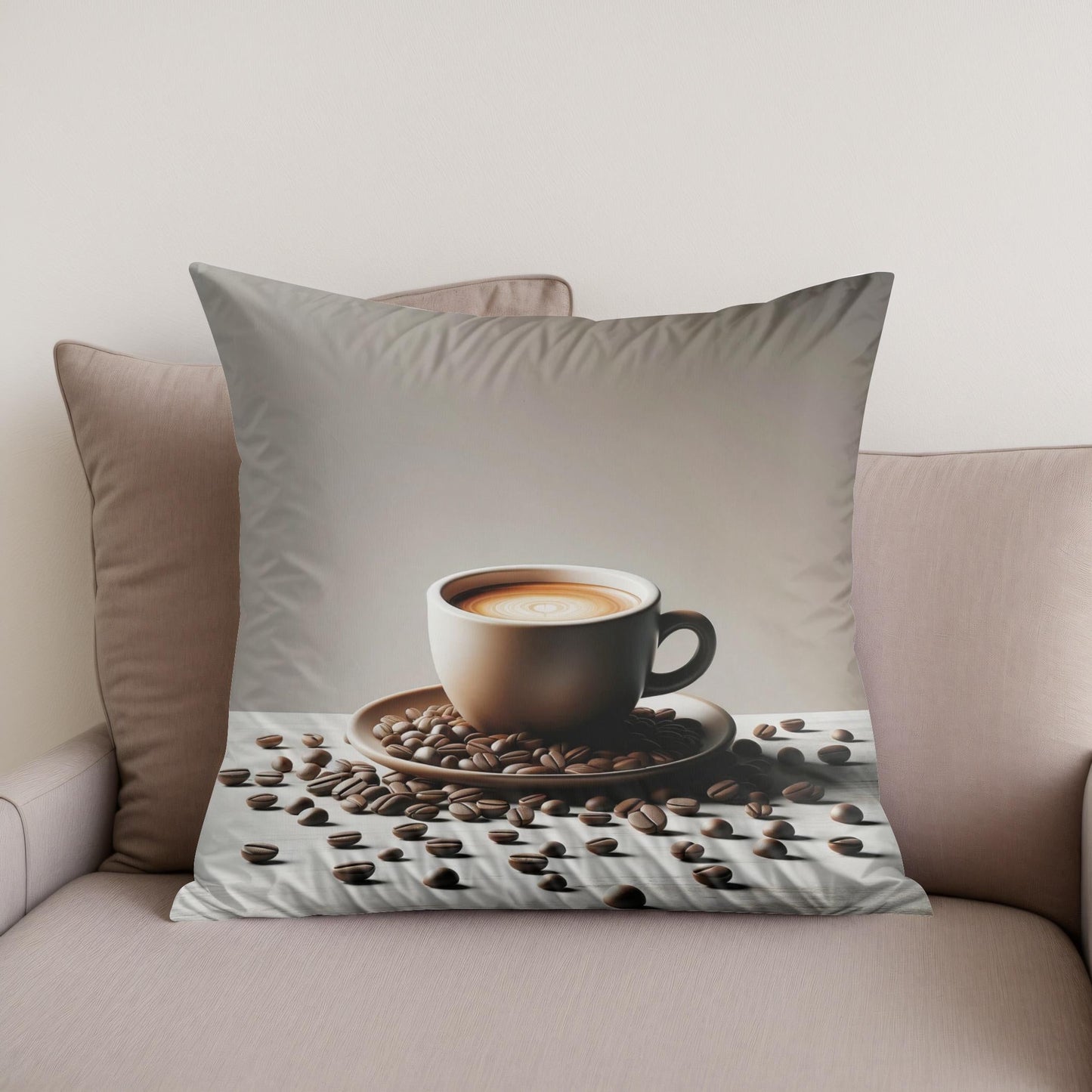 Espresso Essence Cotton Cushion