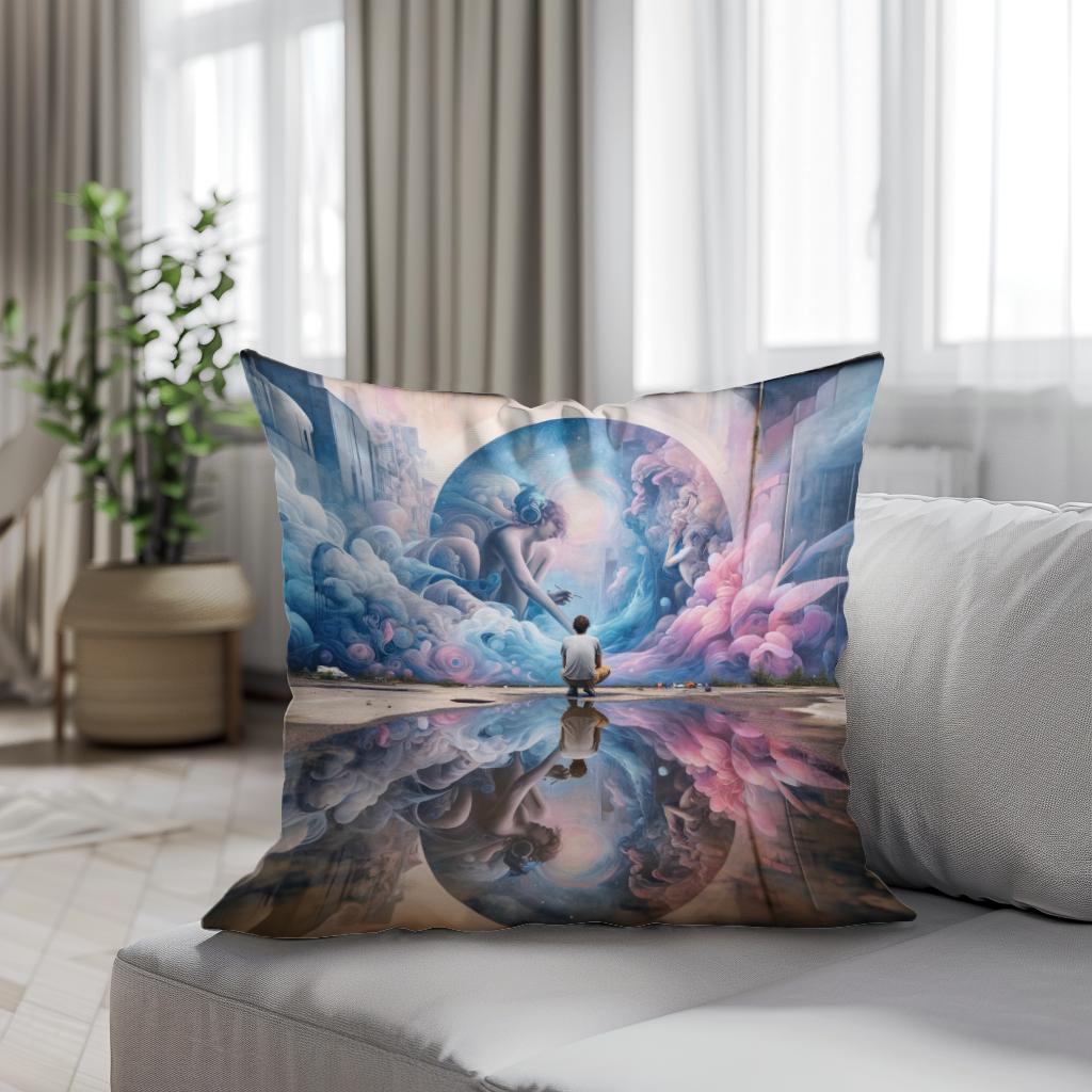 Reflections of Creativity Cotton Cushion