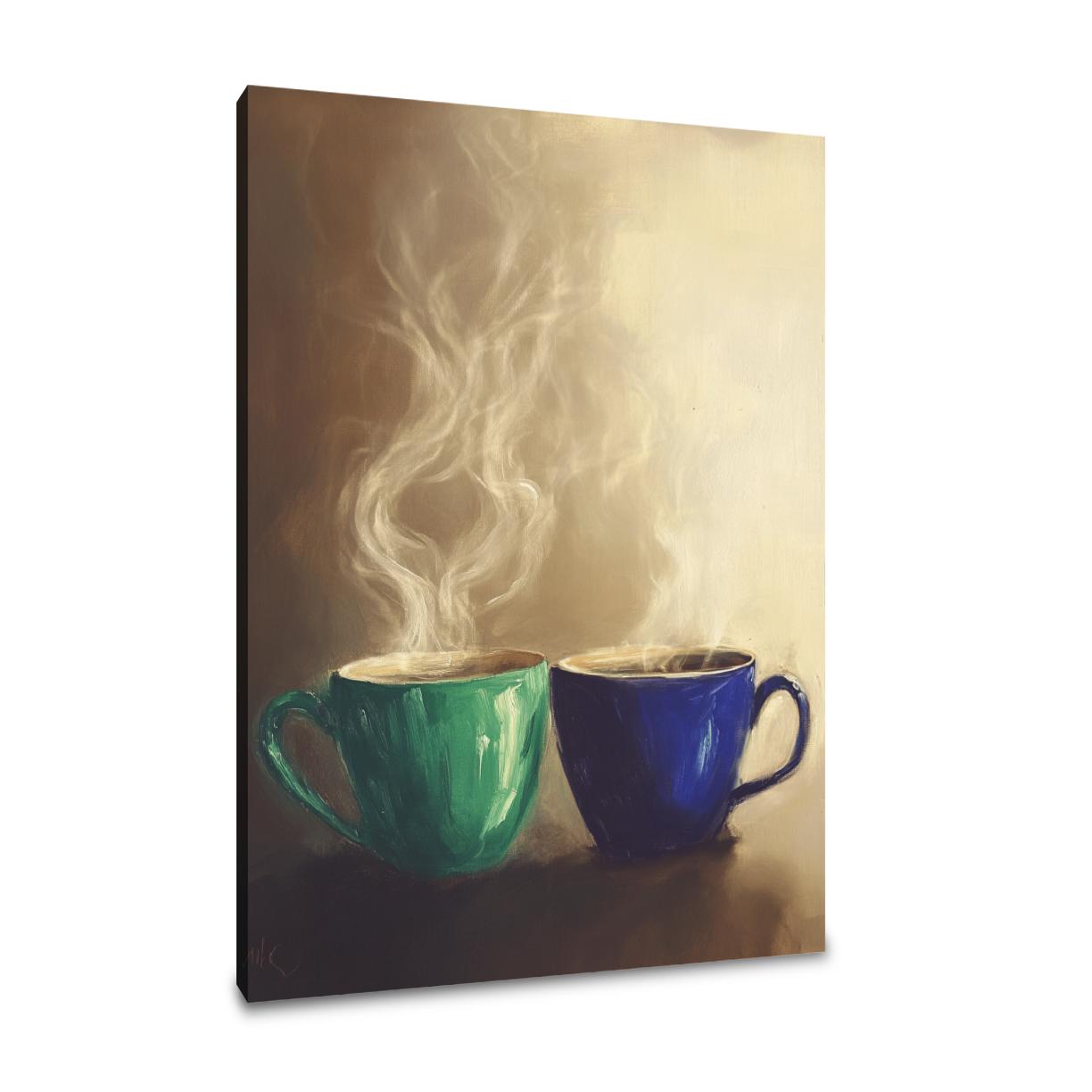Steaming Cups Canvas