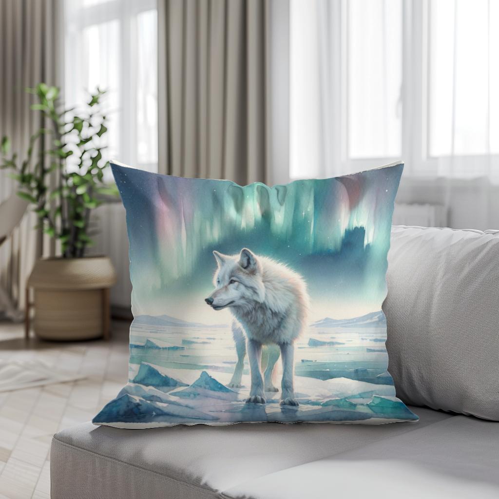 Arctic Solitude Cotton Cushion