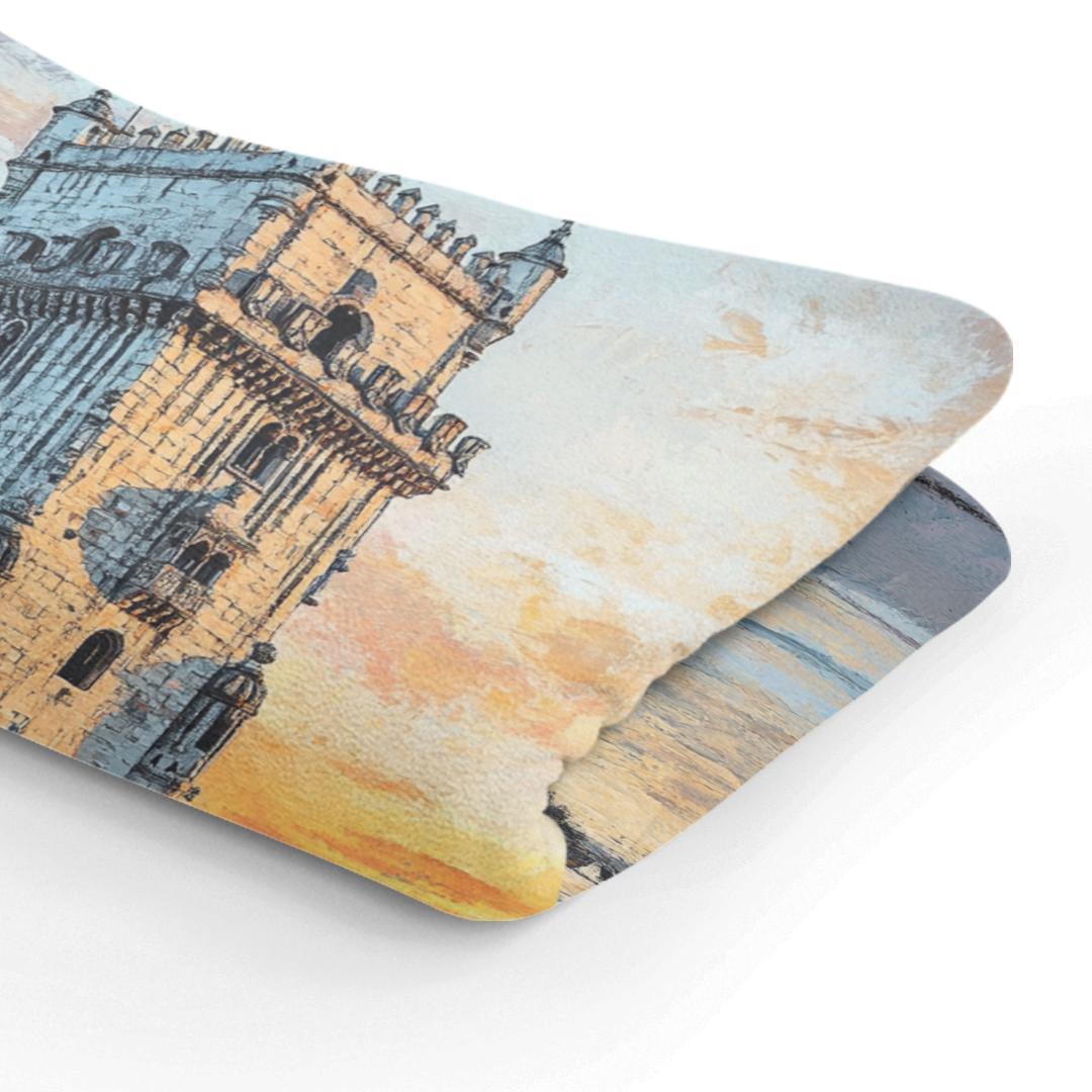 Belém Tower Sunrise Blanket