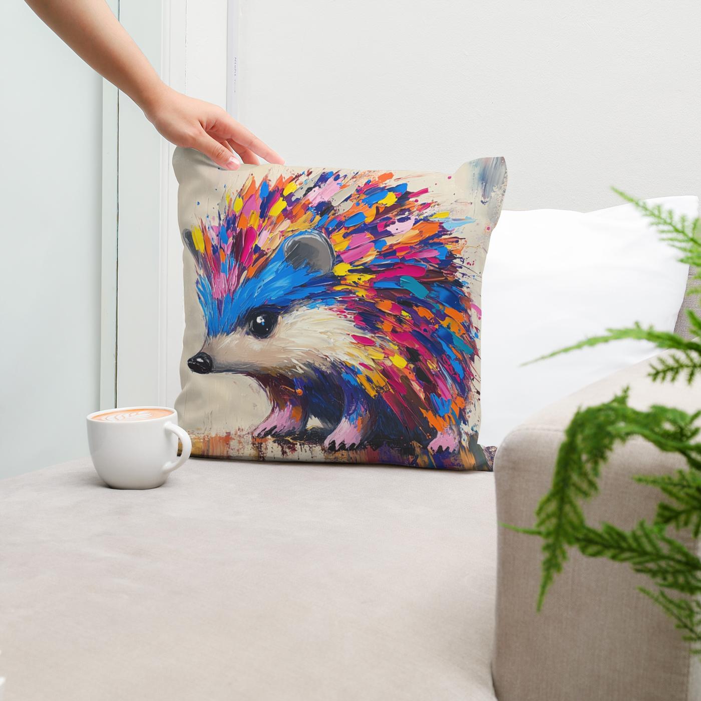 Hedgehog Symphony Cotton Cushion