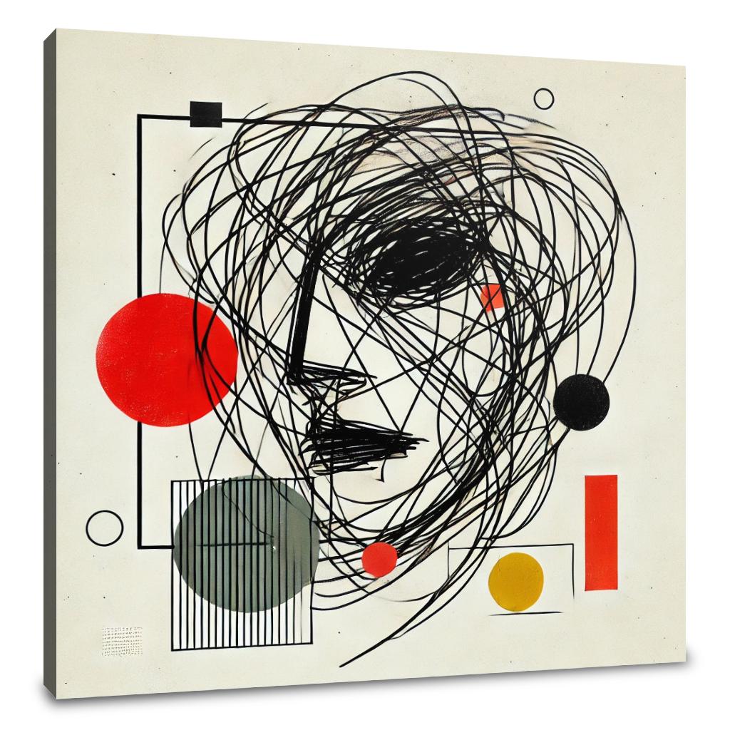 Scribble Symphony Canvas