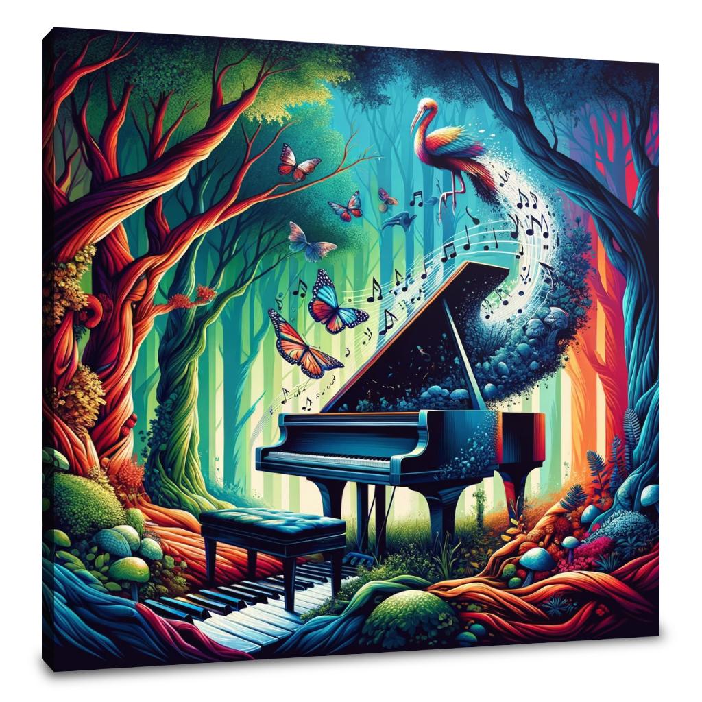 Melodic Forest Rhapsody Canvas