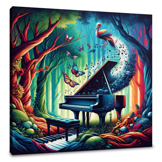 Melodic Forest Rhapsody Canvas