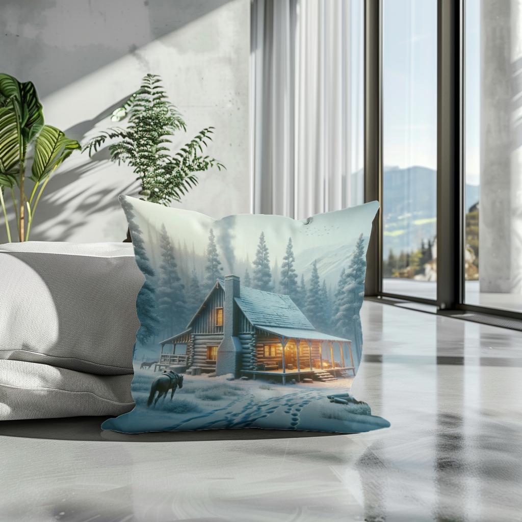 Whispering Pines Cotton Cushion