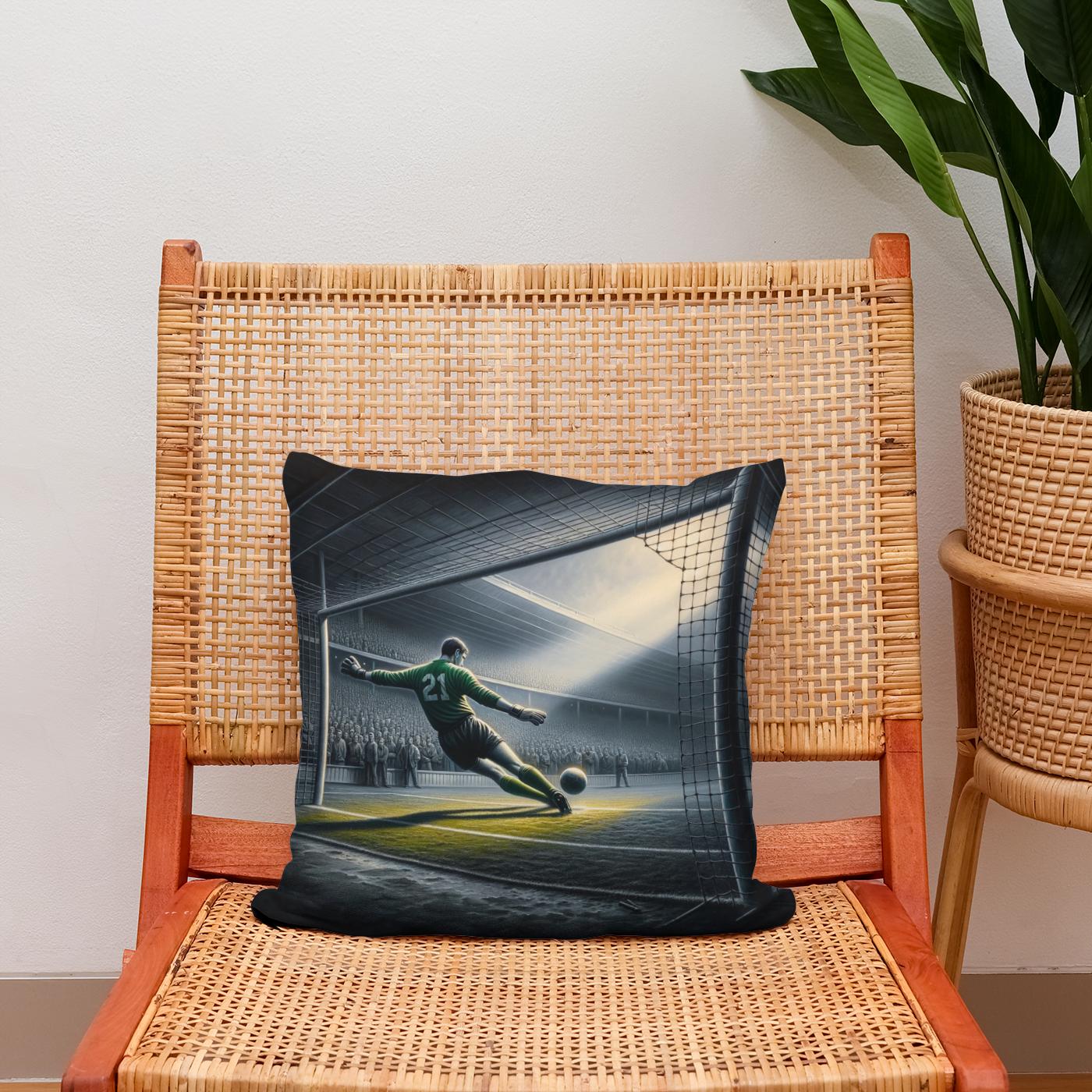 Goalkeeper's Moment Cotton Cushion