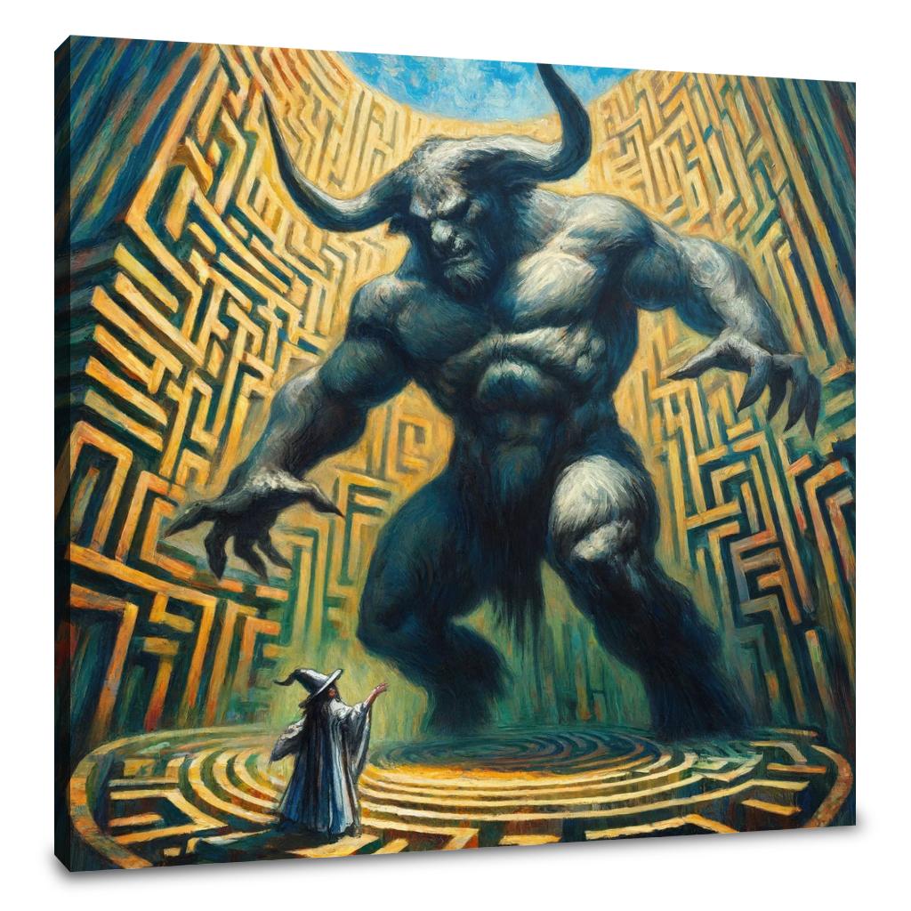 Labyrinth Clash Canvas