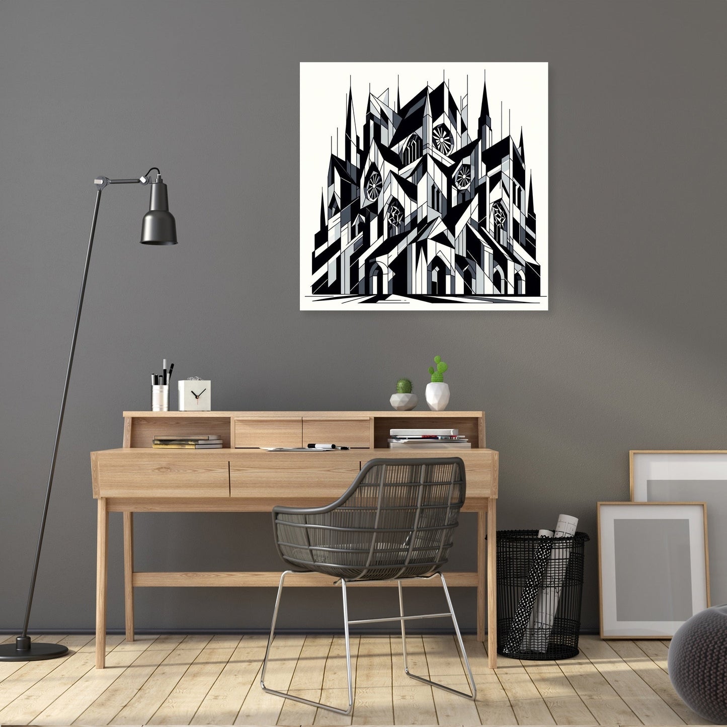 Fragmented Gothic Canvas