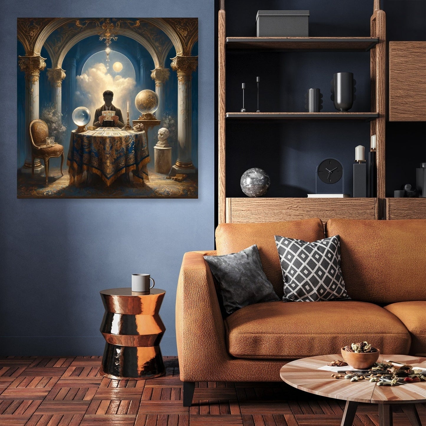 Mystical Tarot Reader Canvas