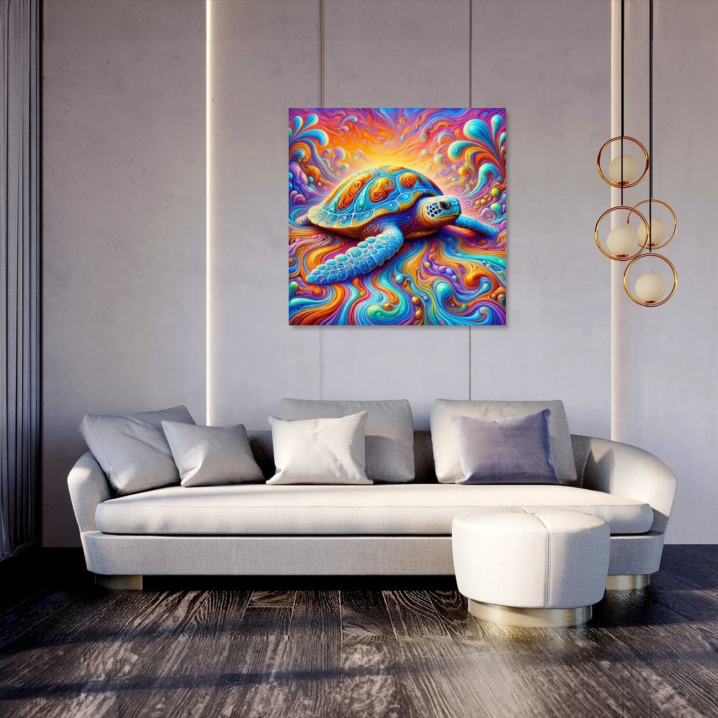 Dreamscape Turtle Canvas