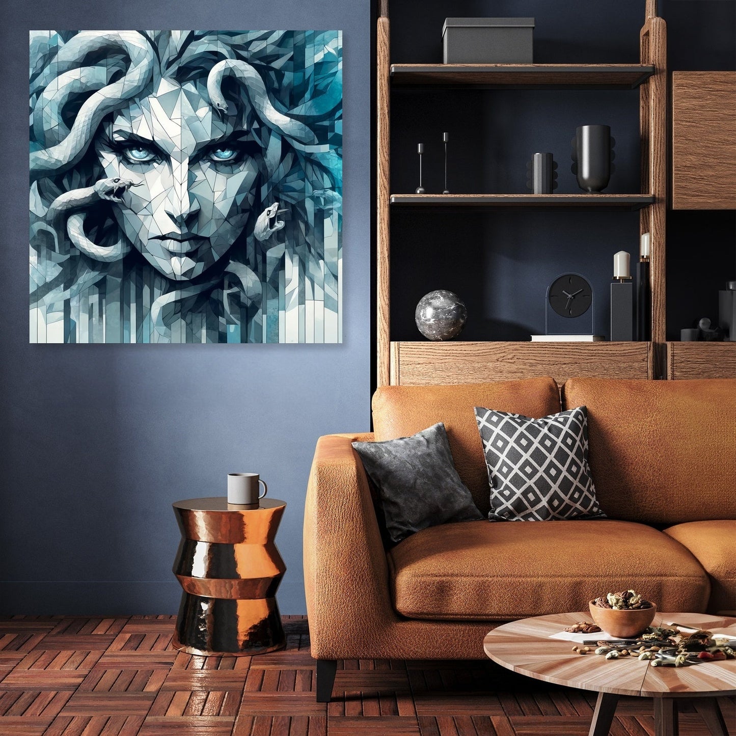 Icy Gaze Gorgon Canvas