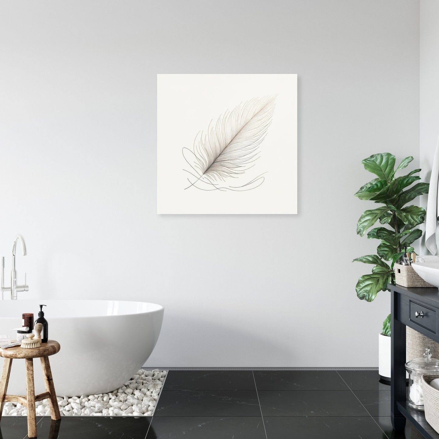 Gentle Feather Canvas
