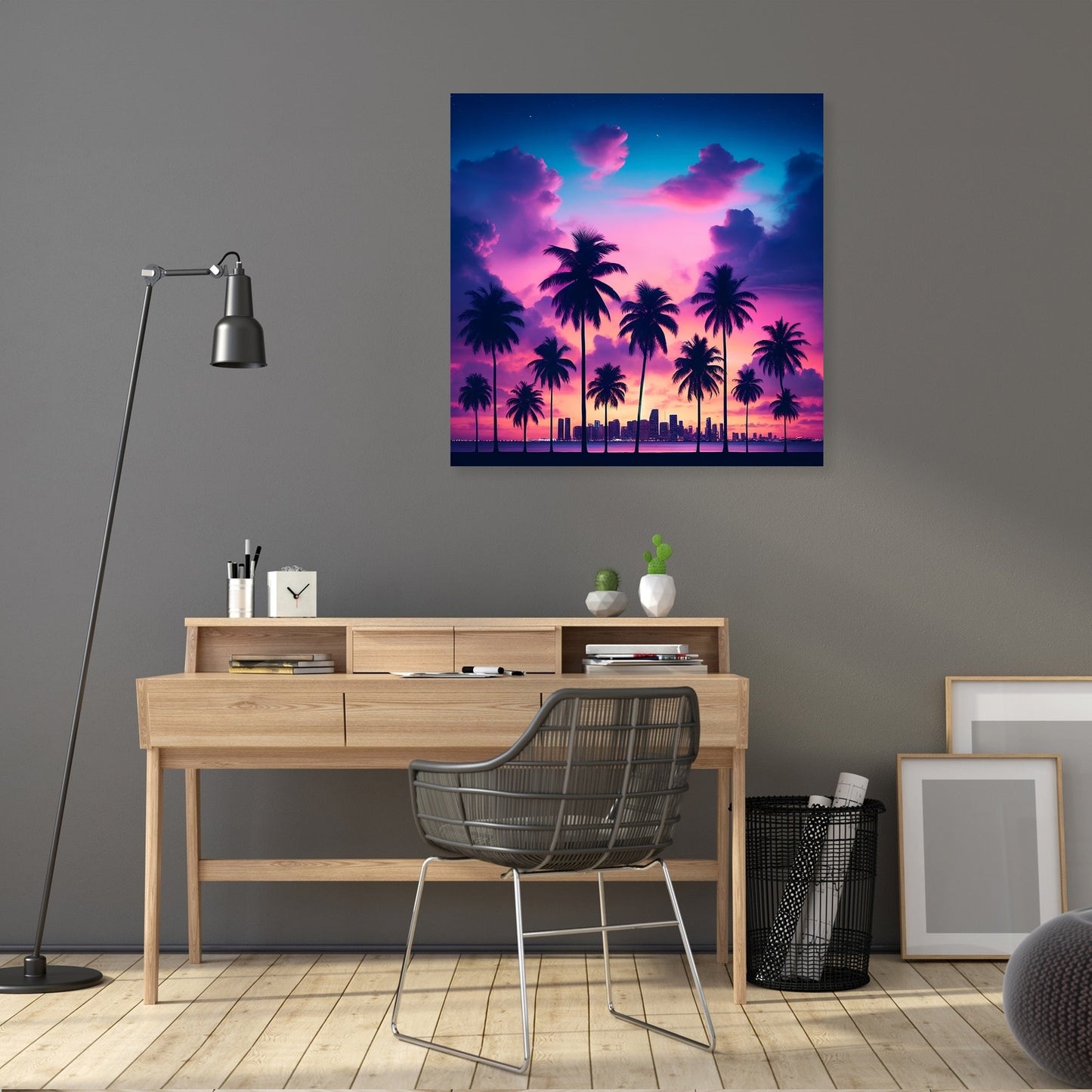 Miami Twilight Canvas