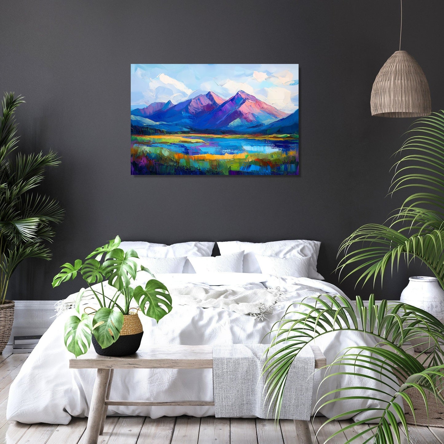 Vivid Terrain Canvas
