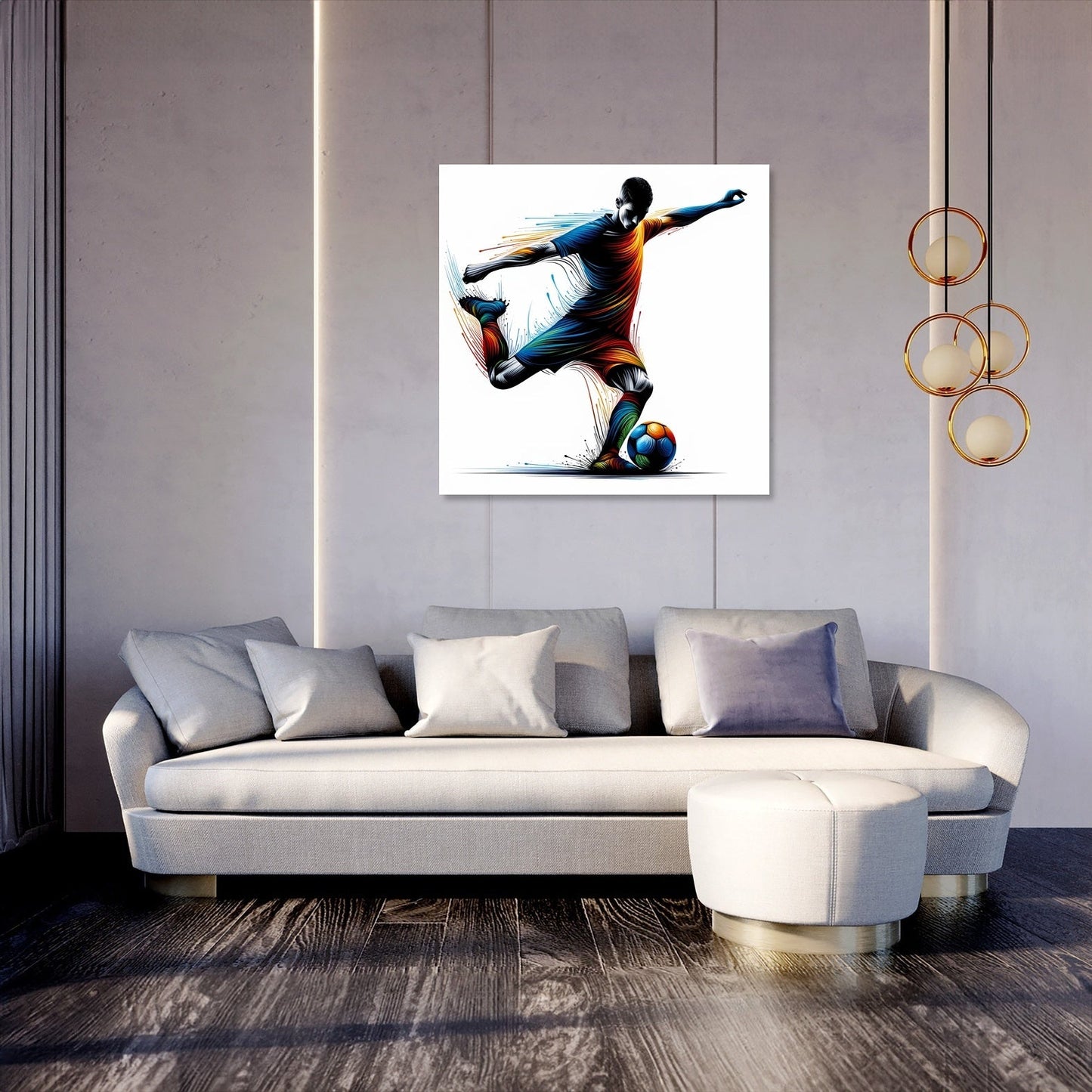 Dynamic Football Canvas