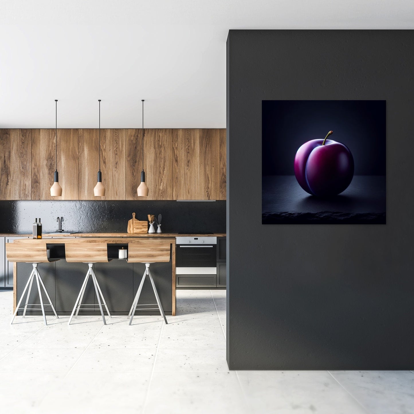 Luminous Plum Canvas