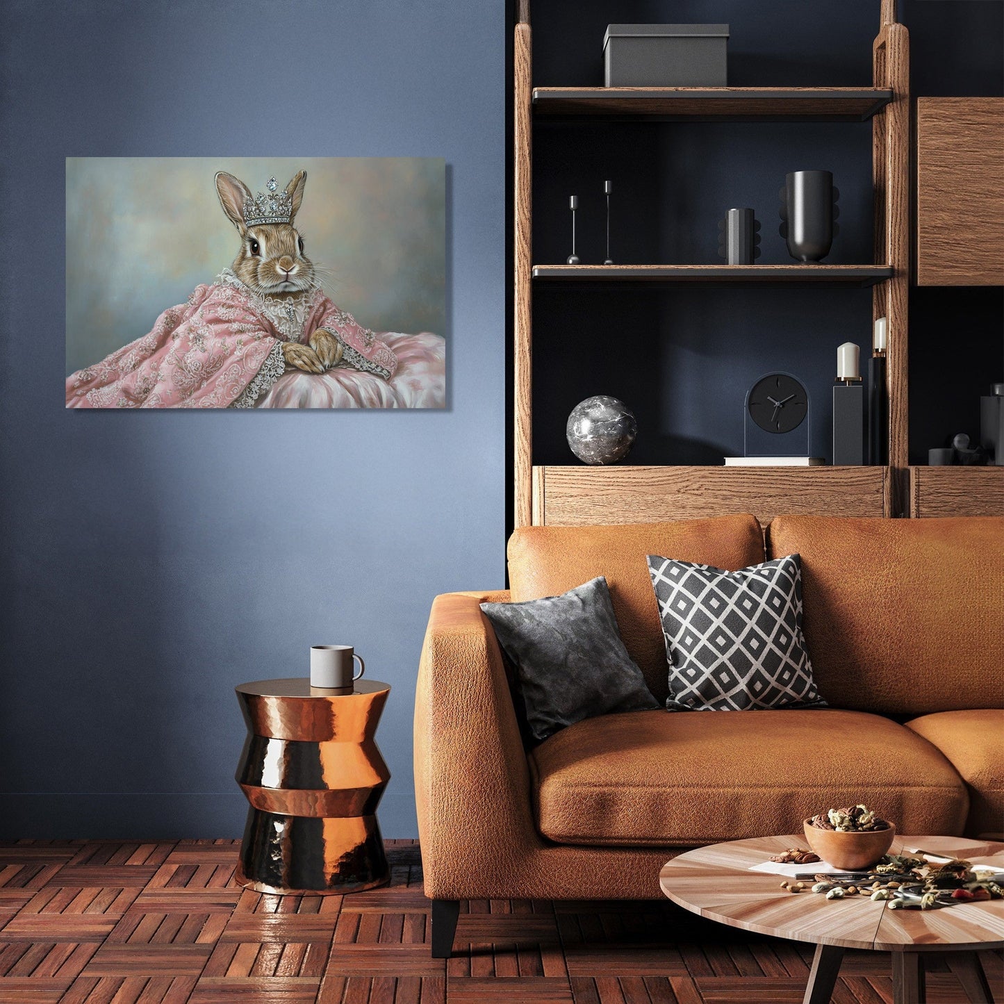 Miniature Rabbit Regal Canvas