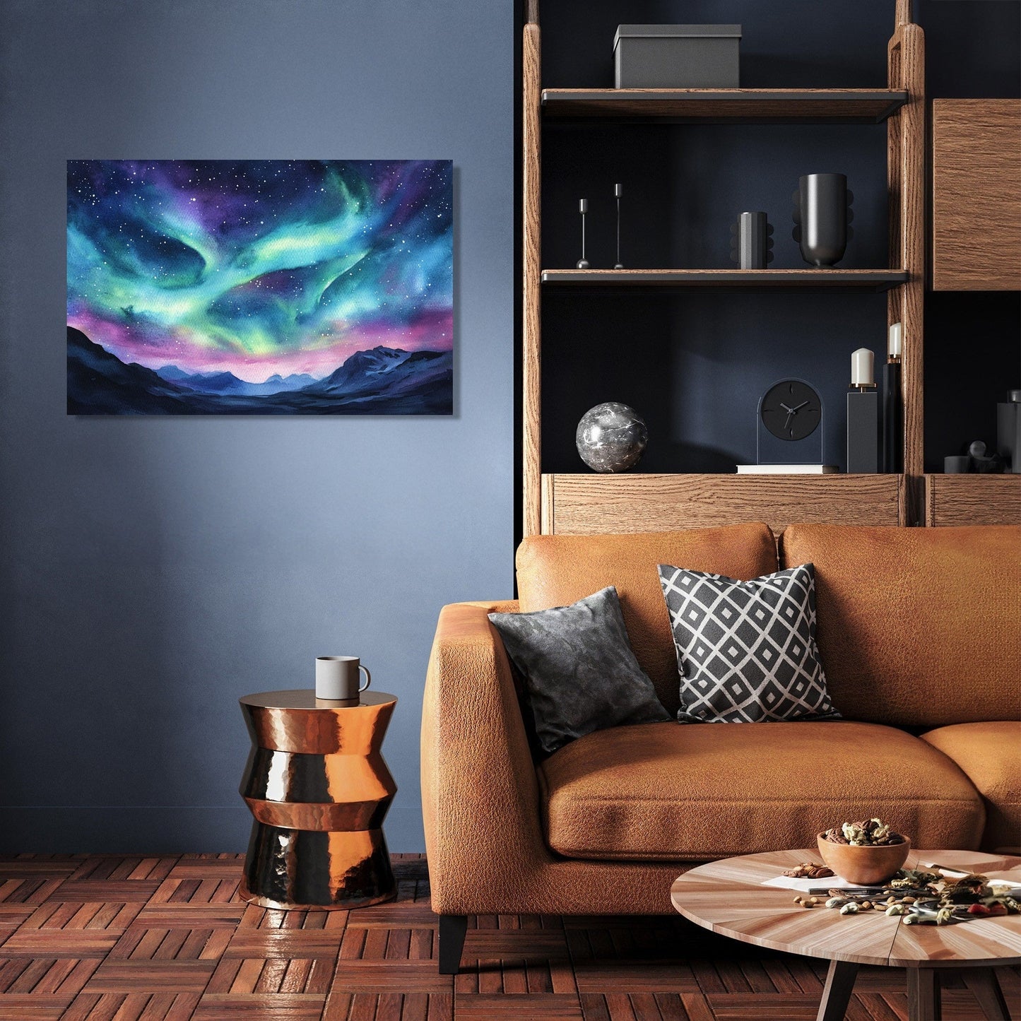 Celestial Night Romance Canvas