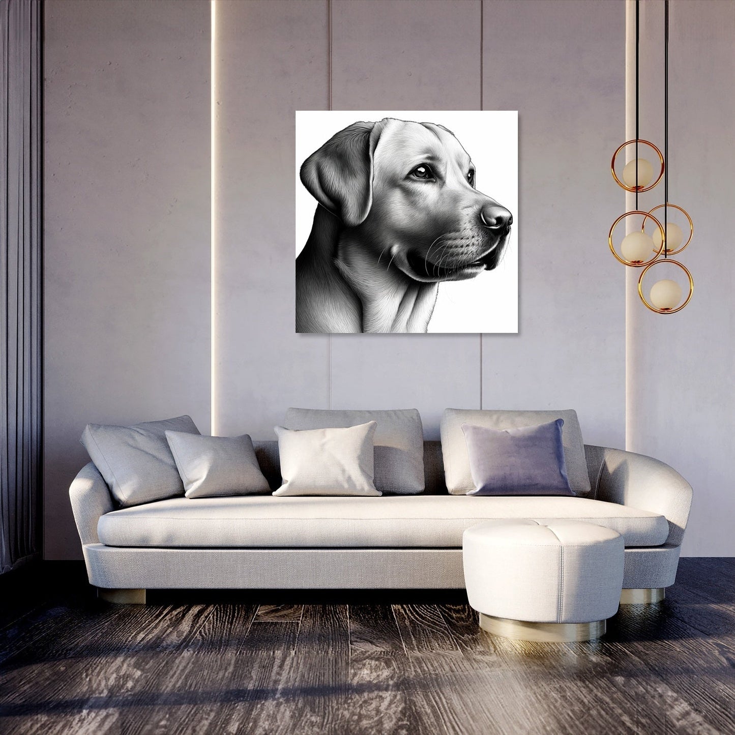 Loyal Gaze Canvas