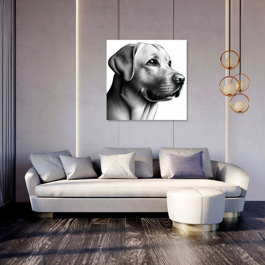 Loyal Gaze Canvas