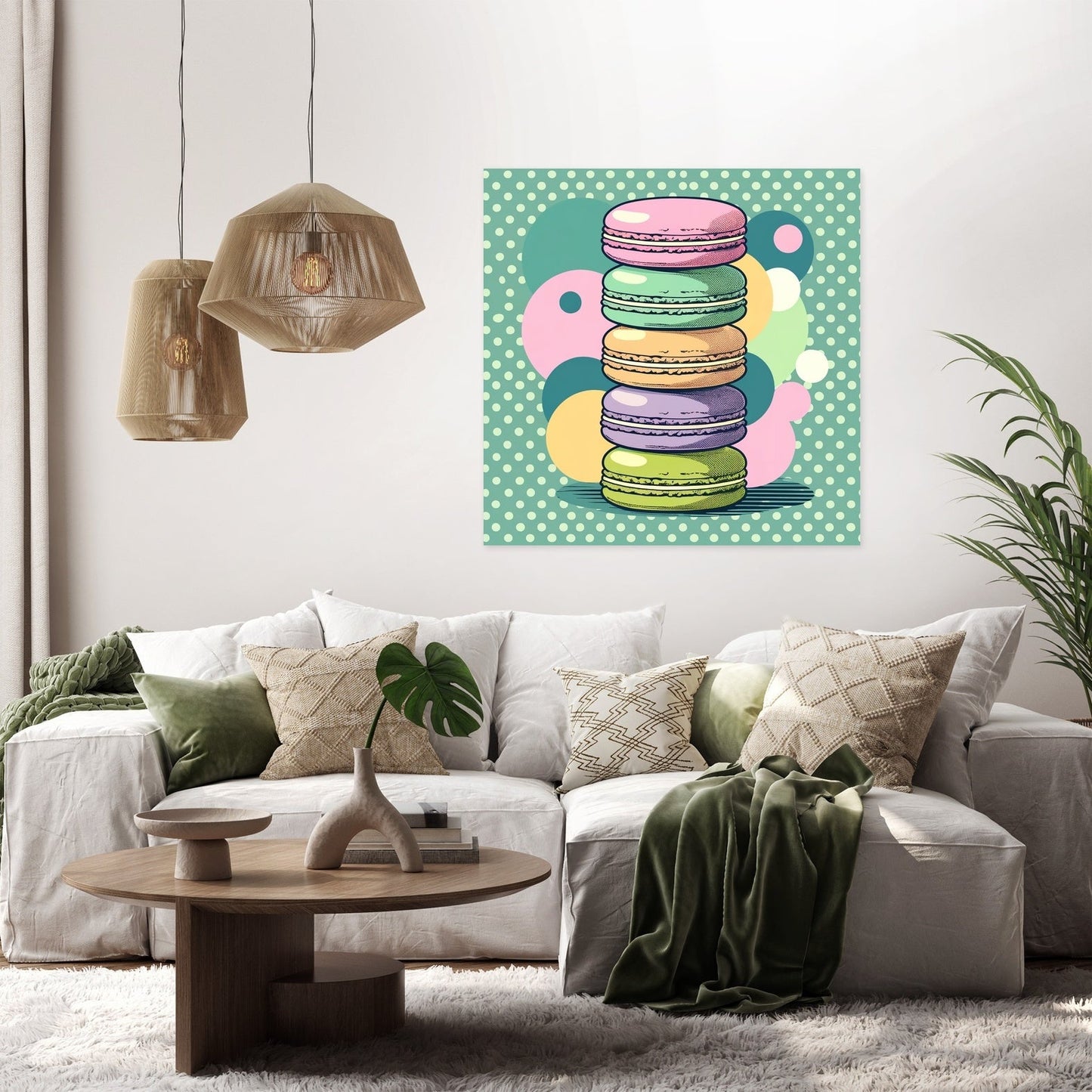 Sweet Macarons Canvas