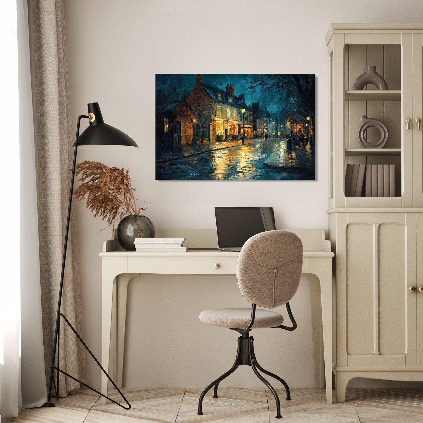 Midnight Elm Hill Canvas