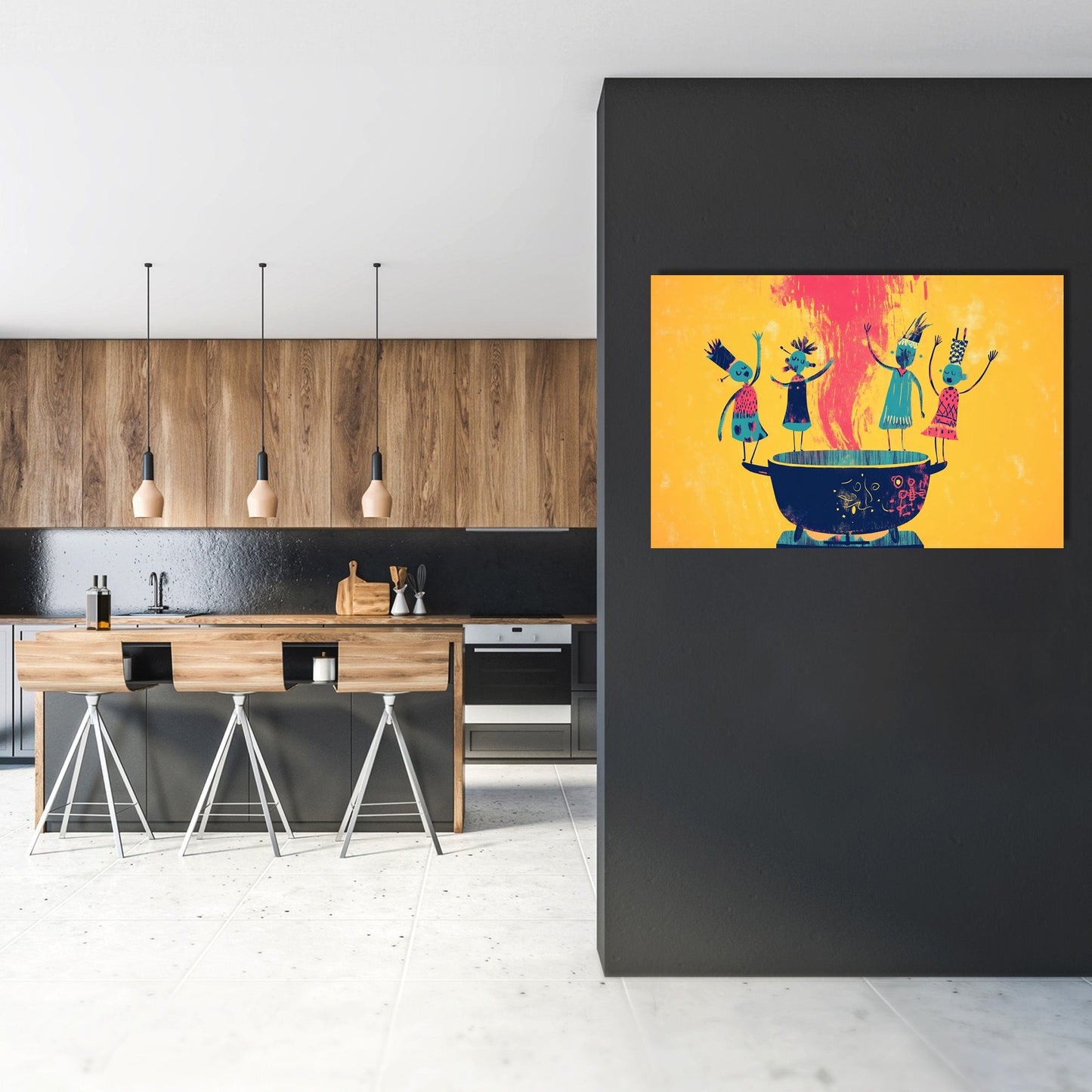 Dancing Steam Canvas